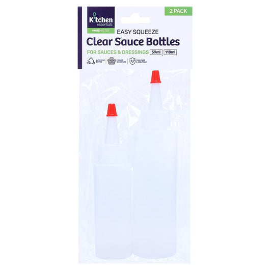 Easy Squeeze Bottles 59ml & 118ml 2pk