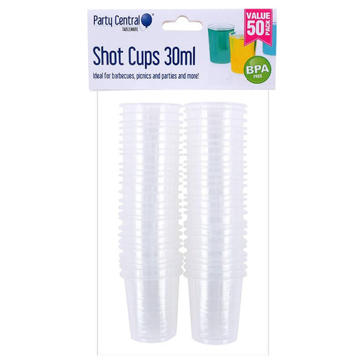 Drinkware & Partyware Shot Cups Clear 30mL| 50pk