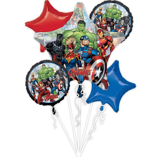 Avenger's Foil Bouquet 5 Balloons