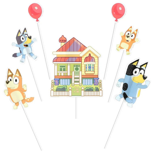 Bluey Cake Toppers 7pk