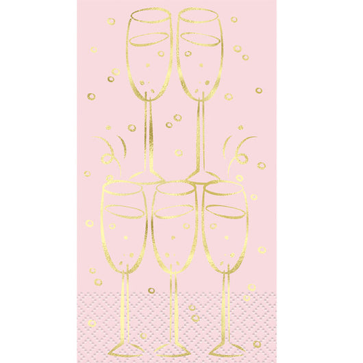 Champagne Pink Beverage Napkins | The French Kitchen Castle Hill