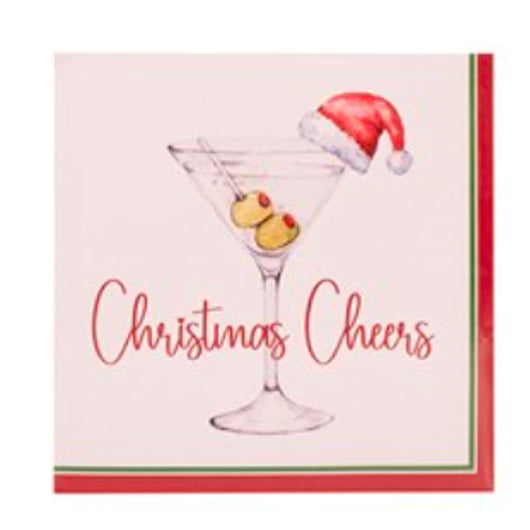 Cheers Christmas Napkins 25pk | The French Kitchen Castle Hill
