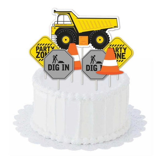 Construction Cake Decorating Kit 7pk