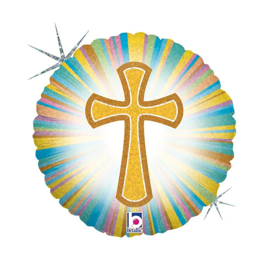 Cross Foil Rainbow 45cm