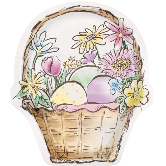 Easter Basket Plates 8pk