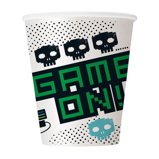 Gamer Birthday Cup 8pk