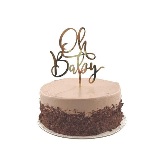 Cake Topper Acrylic Oh Baby