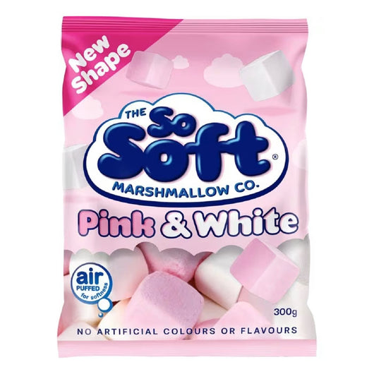 Pink and White Marshmallows 300g