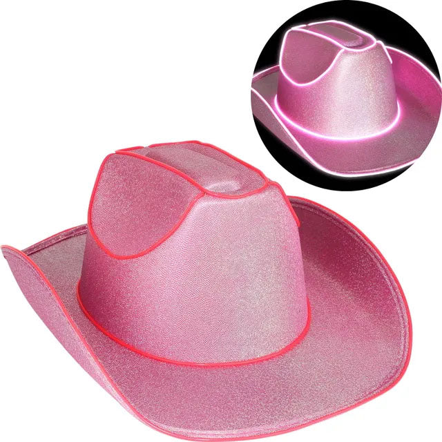 Pink Lightup Cowboy Hat The French Kitchen Castle Hill