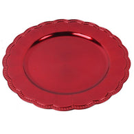 Red Charger Plate | The French Kitchen Castle Hill