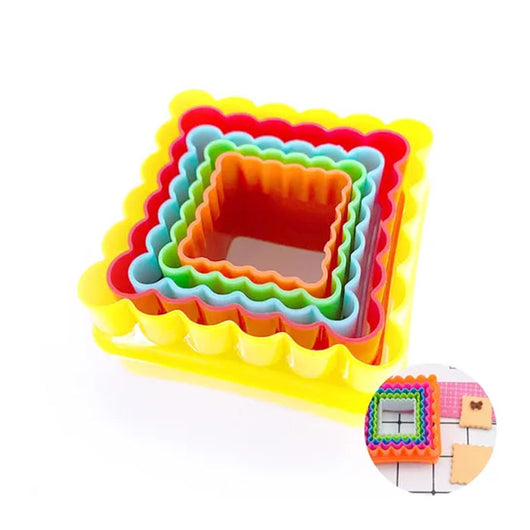 Square/Fluted Cookie Cutter 5 pack | The French Kitchen Castle Hill