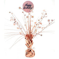 Rose Gold Balloon Weight Centrepiece | Happy Birthday | The French Kitchen Castle Hill