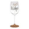 Glitter Age Wine Glasses  | Rose Gold Wishes