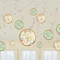 Bridal Shower Hanging Swirl Decoration | The French Kitchen Castle Hill