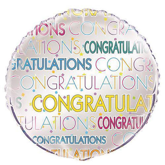 Congratulations Foil Balloon | The French Kitchen Castle Hill
