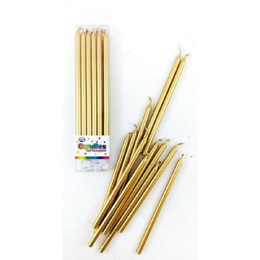 Slimline Candles | Gold