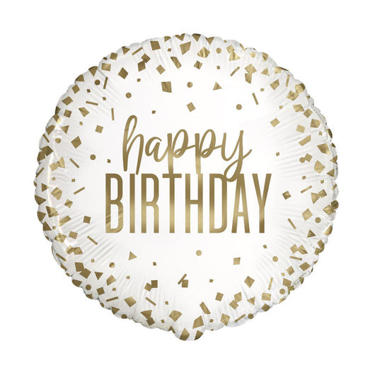 White & Gold Birthday Foil | The French Kitchen Castle Hill