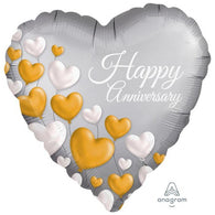 Happy Anniversary | Heart Foil Balloon