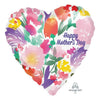 Happy Mother's Day Floral Heart | Foil Balloon