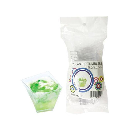 Slanted Tumblers Dessert Cups | Quadrilateral