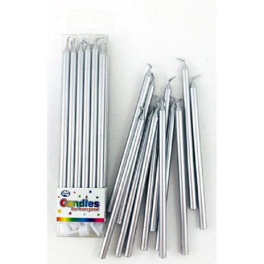 Slimline Candles | Silver