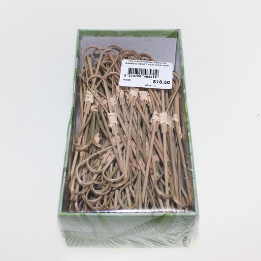 Wooden Heart Picks 100 Pack