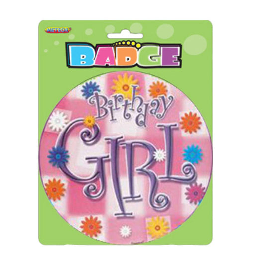 Jumbo Birthday Girl Badge | The French Kitchen Castle Hill