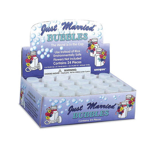 Wedding Just Married Bubbles | The French Kitchen Castle Hill
