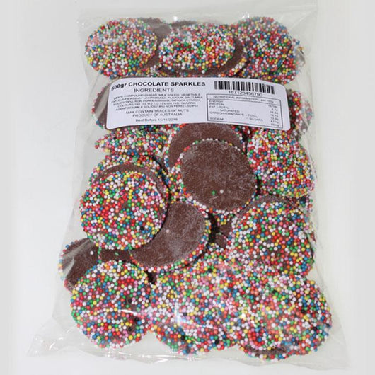 Large Chocolate  Jewels are like Freckles 500g bag