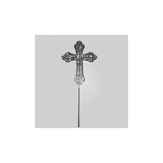 Diamante cross cake topper | The French Kitchen Castle Hill