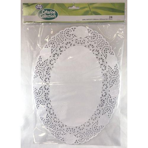Oval Paper Doyleys
