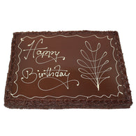 Happy Birthday French Mud Cake Full Slab | Food & Party Outlet | The French Kitchen Castle Hill