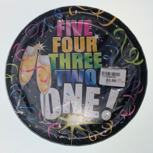 New Year Paper Plate | Round