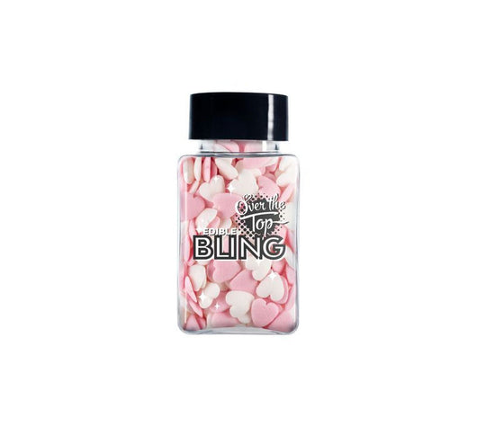 Pink & White Heart Sprinkles | The French Kitchen Castle Hill