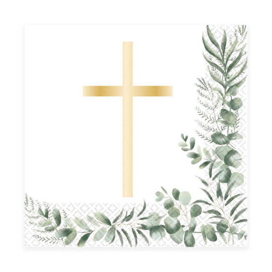 Botanical Cross Napkins | The French Kitchen Castle Hill