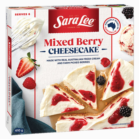 Sara Lee Mixed Berry Cheesecake | The French Kitchen Castle Hill