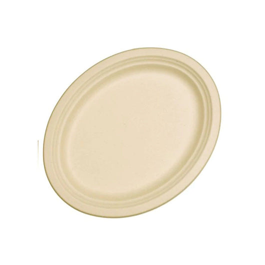 Eco Sugarcane Oval Plate | The French Kitchen Castle Hill