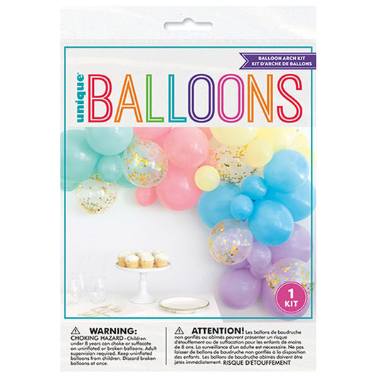 Pastel & Cold Confetti Arch Kit | The French Kitchen Castle Hill