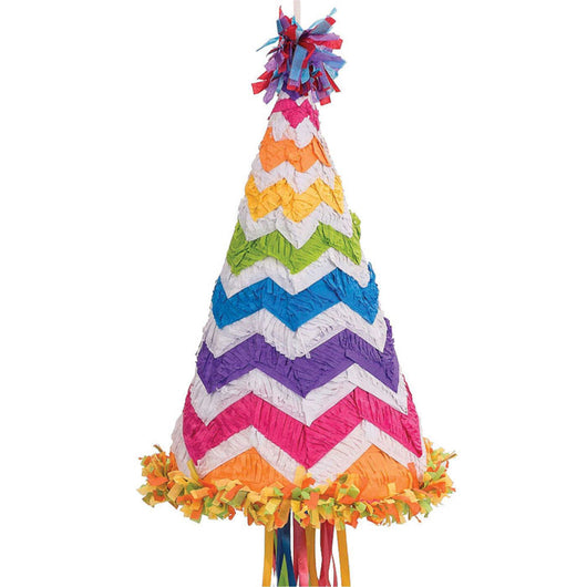 Chevron Party Hat Pinata