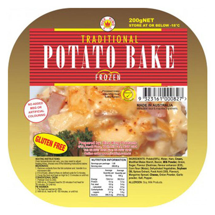 Rice King Potato Bake Gluten Free 200 g & 2 kg The French Kitchen
