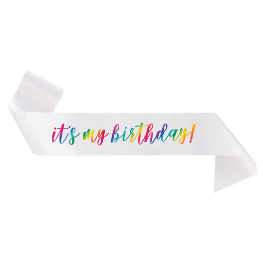 It's My Birthday Sash | The French Kitchen Castle Hill