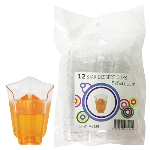 Star Dessert Cups PK12