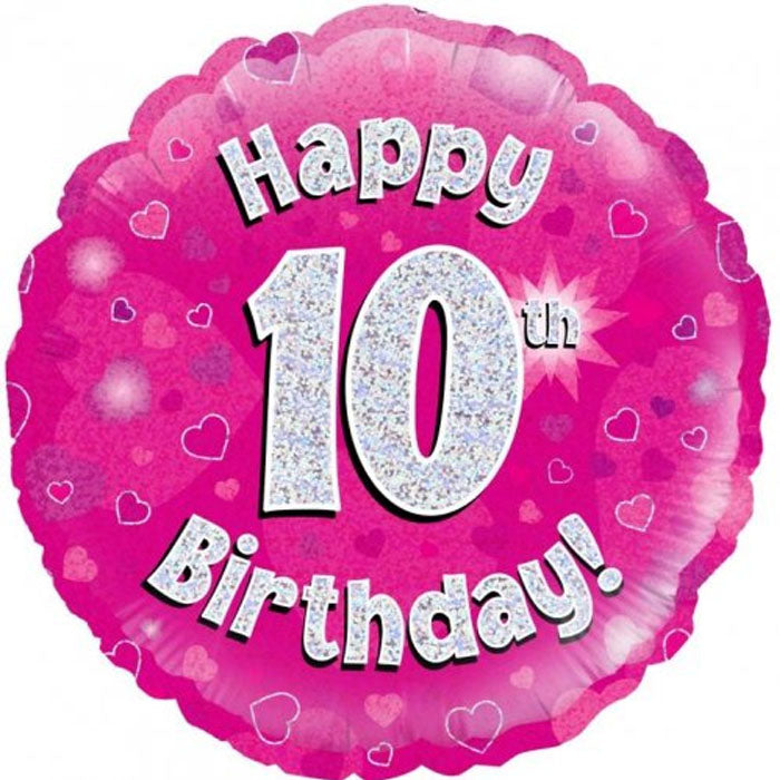 Pink Holographic Milestone Birthday Foil | The French Kitchen Castle Hill