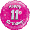 Pink Holographic Milestone Birthday Foil