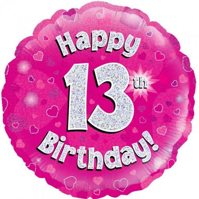 Pink Holographic Milestone Birthday Foil | The French Kitchen Castle Hill