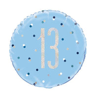 Prismatic 13th Birthday Foil Balloon – 45cm (18