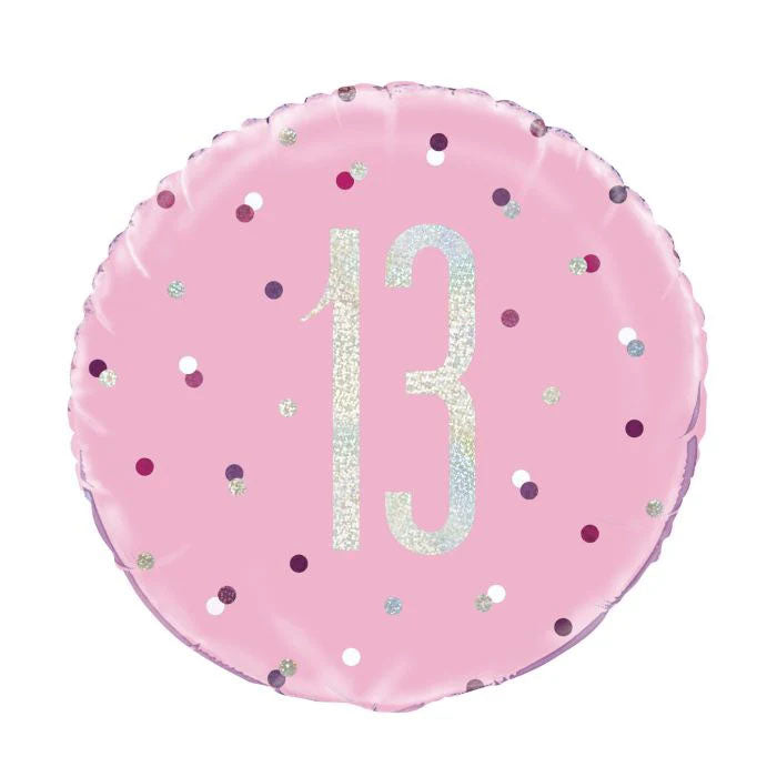 Prismatic 13th Birthday Foil Balloon – 45cm (18")