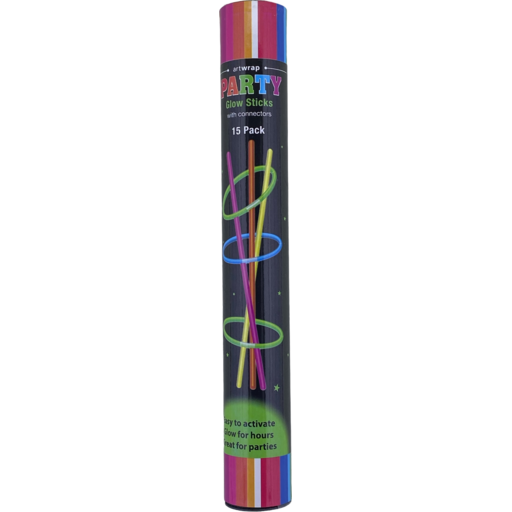 15pk Glow Sticks w/ Connectors