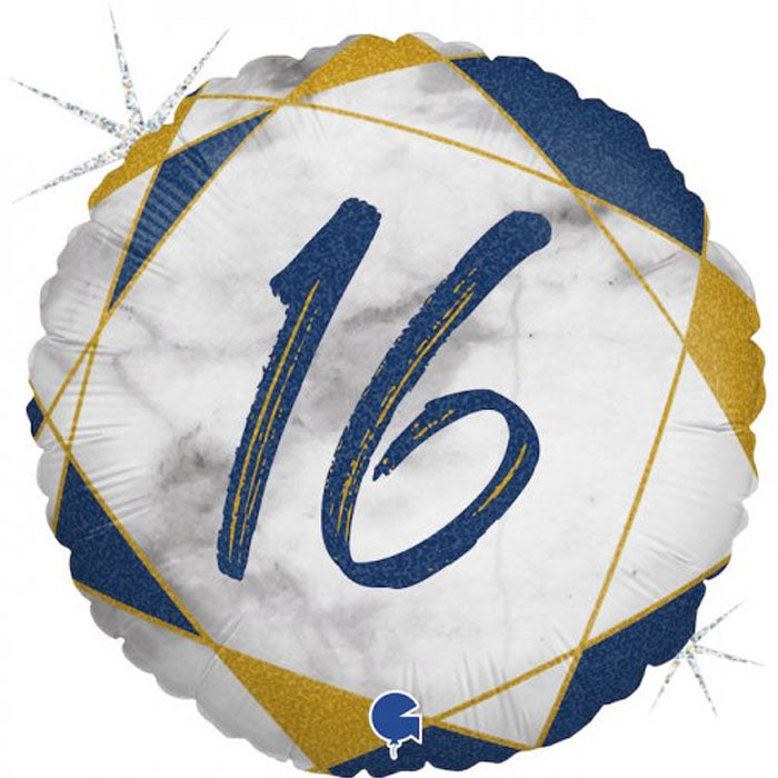 Blue Marble Milestone Birthday Foil | The French Kitchen Castle Hill