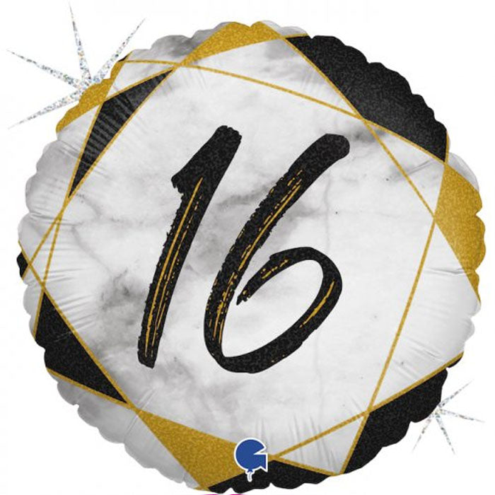 Black Marble Milestone Birthday Foil | The French Kitchen Castle Hill